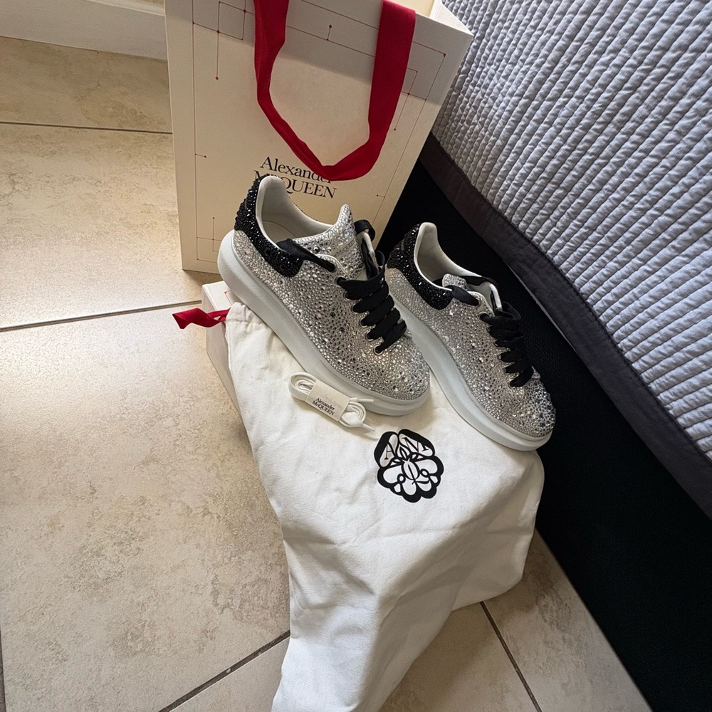 Alexander McQueen Leather Oversized Sneakers